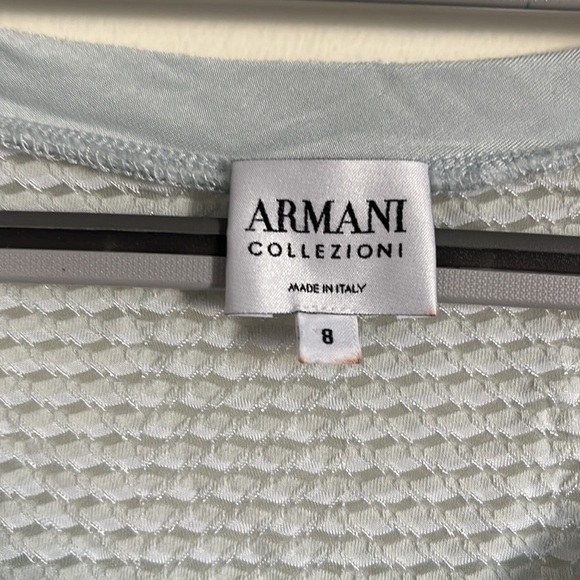 Y2K stretchy Armani Tee. EUC size s (Italian 8) - Picture 3 of 6